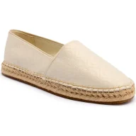 Espadryle damskie - Calvin Klein Espadryle z dodatkiem skóry - miniaturka - grafika 1