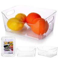 Pojemniki kuchenne - Organizer Do Lodówki Pojemnik Kuchenny Na Produkty Żywność 23X16X9,5 Cm - miniaturka - grafika 1