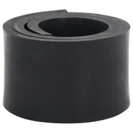 Zamiatarki - vidaXL Gumowa krawędź do pługa śnieżnego czarna 100x8x1 cm - miniaturka - grafika 1