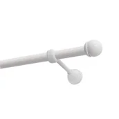 Karnisze - Karnisz DECASTYL Gałka Max pojedynczy 320 cm Biały - miniaturka - grafika 1