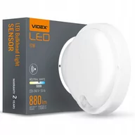 Lampy ogrodowe - Lampa Ogrodowa Kinkiet Elewacyjny PLAFON LED 11W 5000K z Czujnikiem Ruchu PIR KIRA VIDEX - miniaturka - grafika 1