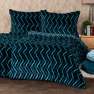 4Home Pościel Wave mikroflanela, 160 x 200 cm, 70 x 80 cm, 160 x 200 cm, 70 x 80 cm - Pościel - miniaturka - grafika 1