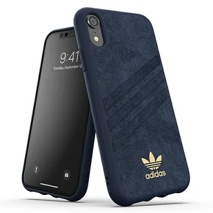 Adidas OR Moulded Case ULTRASuede iPhone Xr niebieski/blue 34999 - Etui i futerały do telefonów - miniaturka - grafika 1