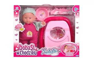 Artyk Natalia Lalka Bobas Chodzący W Jeździku - Lalki dla dziewczynek - miniaturka - grafika 1