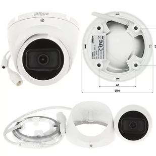 Biała kamera IP DAHUA IPC-HDW1530T-0360B-S6-WHITE 5MPx IR30 Mikrofon - Kamery IP - miniaturka - grafika 3