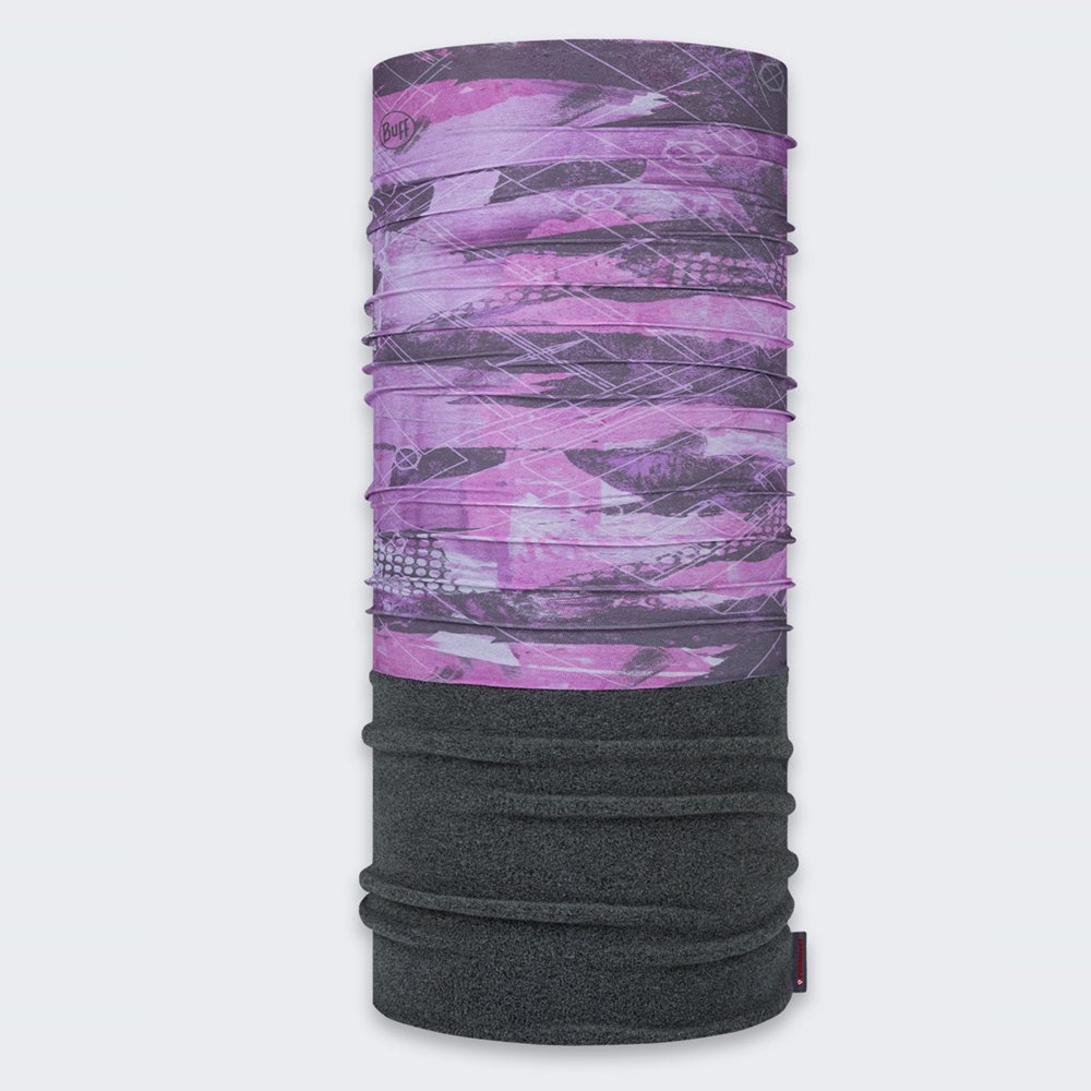 Komin wielofunkcyjny z polaru Buff Safety Polar Livey Purple
