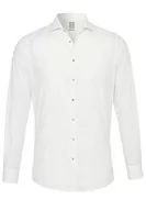 Koszule męskie - Pure Męska koszula z długim rękawem 3377-772 City Silver klasyczna z długim rękawem, czarna, L - miniaturka - grafika 1