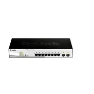 Switche - D-Link DGS-1210-10P 10port Gbit PoE Smart Switch - miniaturka - grafika 1