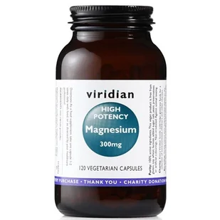 Viridian Magnez 300mg (120 kaps) 5060003593041 - Witaminy i minerały Viridian Magnez 300mg (120 kaps) 5060003593041 - Witaminy i minerały - miniaturka - grafika 1