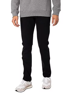 Calvin Klein Jeans Męskie spodnie slim, Czarny jeans, 31W / 32L - Spodenki męskie - miniaturka - grafika 1