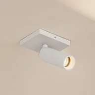 Lampy sufitowe - Arcchio Reflektor sufitowy Brinja Slim, biały, 1-punktowy, GU10 MR11 możliwość ściemniania, biały / opal, przedpokój, aluminium, nowoczesny - miniaturka - grafika 1