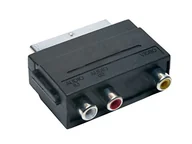 Adaptery i przejściówki - Avalva 0280 adapter sygnału, czarny - miniaturka - grafika 1