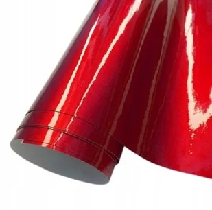 Okleina Folia Naklejka Czerwona Metallic 50x152 cm - Akcesoria tuningowe - miniaturka - grafika 1