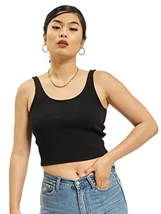 ONLY Damskie szorty Onlnessa S/L JRS Top, czarny, M - Spodenki damskie - miniaturka - grafika 1