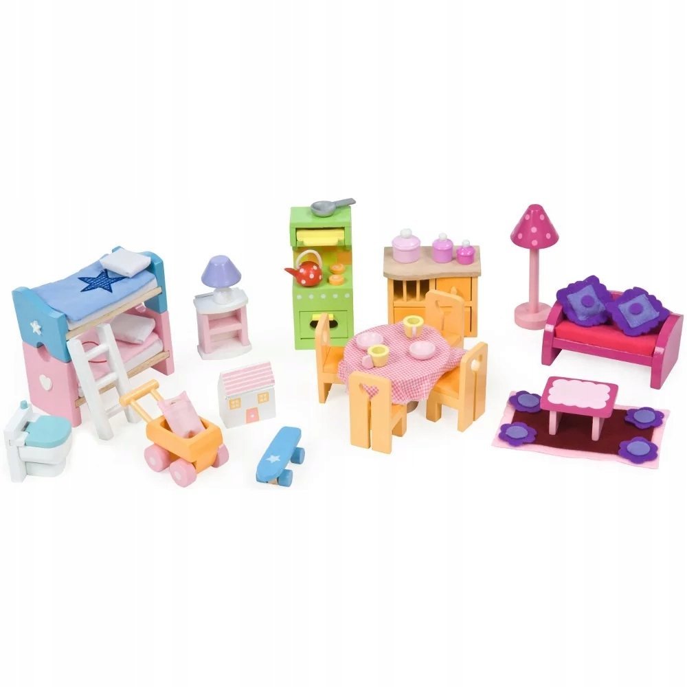 Mebelki Deluxe do domków dla lalek Le Toy Van