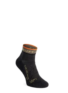 Skarpety trekkingowe UYN Trekking One Cool Low Cut Socks - anthracite/green - Skarpety termoaktywne - miniaturka - grafika 1