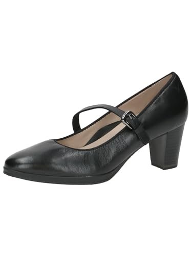 Caprice Damskie czółenka 9-22401-43, Black Nappa, 36 EU, Czarna papka, 36 EU