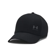 Czapki męskie - Męska Czapka z daszkiem UNDER ARMOUR M ISO-CHILL ARMOURVENT ADJ 1383440-001 – Czarny - miniaturka - grafika 1