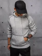Bluzy męskie - Bluza męska jasnoszara Dstreet BX5514-XL - miniaturka - grafika 1