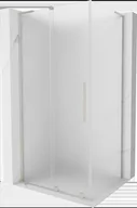 Kabiny prysznicowe - Mexen Velar L kabina prysznicowa rozsuwana 120x80 cm, szron, nikiel szczotkowany - 871-120-080-33-97 - miniaturka - grafika 1