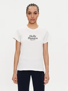 Helly Hansen T-Shirt W Core Graphic T-Shirt 54080 Biały Regular Fit - Koszulki i topy damskie - miniaturka - grafika 1