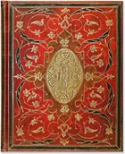 Notesy i bloczki - PETER PAUPER PRESS Notatnik duży Bordo - miniaturka - grafika 1