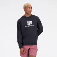 Bluzy męskie - Bluza męska New Balance MT31538BK  czarna - miniaturka - grafika 1