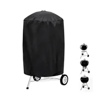 Pokrowce na grilla - Pokrowiec na grilla zewnętrznego, wodoodporny i odporny na promieniowanie UV, kompatybilny z Weber, Holland, Jennair itp. (71 x 71 x 65 cm) - miniaturka - grafika 1
