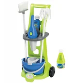 Zabawki AGD - Ecoiffier Wózek Do Sprzątania + akcesoria Clean Home 8 elementów - wysyłka/odbiór osobisty w ciągu 24h 1769 - miniaturka - grafika 1