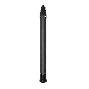 Ultra-długi włókno węglowe Invisible Selfie Stick Regulowany pręt przedłużający do X2 / One R / Selfie Sti czarny - Selfie stick - miniaturka - grafika 1