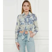 Koszule damskie - GUESS Koszula ADELAIDE Cropped Fit - miniaturka - grafika 1