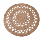 Dywany - OKRĄGŁA MATA PODŁOGOWA Z TRAWY MORSKIEJ 120x120 cm - miniaturka - grafika 1