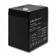 Baterie do zasilaczy awaryjnych UPS - Qoltec Qoltec Qoltec Akumulator AGM | 12V | 4.5Ah | max.1.35A (53033) - miniaturka - grafika 1