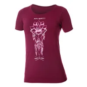 Odzież trekkingowa damska - Koszulka turystyczna z merino damska Brubeck LOTOS - miniaturka - grafika 1