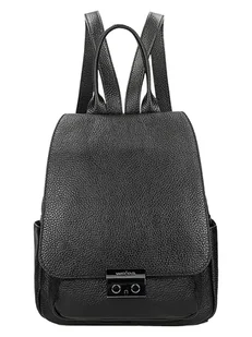 Wojas Skórzany plecak w kolorze czarnym - 30 x 23 x 10 cm - Torebki damskie - miniaturka - grafika 1