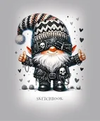 Szkolne artykuły papiernicze - Szkicownik 148x105 24 stron 100g/m2 Gnom szary - miniaturka - grafika 1