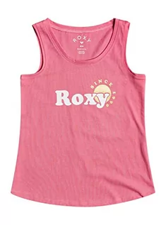 Koszulki i topy damskie - Roxy Dziewczęca There Is Life - Organic Vest Top For Girls 4-16 T-Shirt Rosa XL ERGZT03749-mkq0 - grafika 1