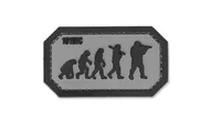 Odzież taktyczna i umundurowanie - 101 Inc. - Naszywka 3D - Airsoft Evolution - Szary - miniaturka - grafika 1
