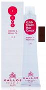 Farby do włosów i szampony koloryzujące - Kallos KJMN z keratyną i olejkiem arganowym 5.53 Cacao Cream Hair Colour 1:1.5 100 ml - miniaturka - grafika 1