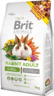 Animals Brit BRIT Rabbit Adult Complete 3kg dla królika 100005 - Karma dla gryzoni - miniaturka - grafika 1