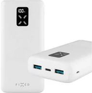 Powerbanki - Fixed Power Bank Zen 20 20 000 mAh 20W PD 2x USB-A / 1x USB-C / 1x MicroUSB biały - miniaturka - grafika 1