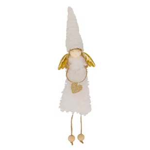 Zawieszka Anioł 34cm biała - Ozdoby bożonarodzeniowe - miniaturka - grafika 1