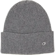 Czapki damskie - Calvin Klein Czapka RE-LOCK | z dodatkiem wełny i kaszmiru - miniaturka - grafika 1