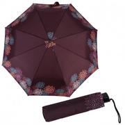 Parasole - Fiber Mini Style - fioletowy fior - damski parasol składany - miniaturka - grafika 1