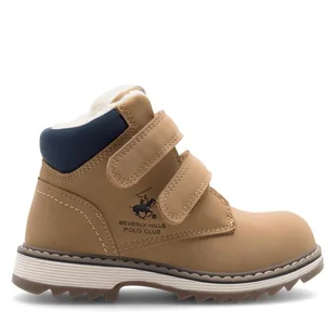 Trzewiki Beverly Hills Polo Club AVO-2261-066(II)CH Brązowy - Buty dla chłopców - miniaturka - grafika 1