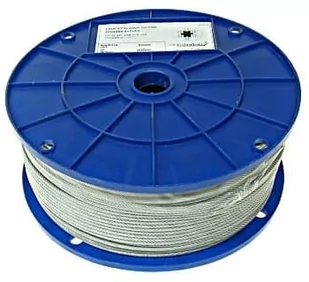 LINA STALOWA OCYNKOWANA W PCV 5.0MM ZIELONA 100MB - Łańcuchy i liny stalowe - miniaturka - grafika 1