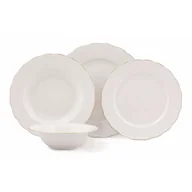 Serwisy obiadowe - 24-częściowy zestaw naczyń porcelanowych Simplicity - miniaturka - grafika 1