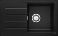 Zlewozmywaki - Zlew BRANDE LINK 780-45 BLACK (czarny mat) - miniaturka - grafika 1