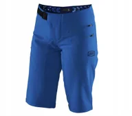 Spodenki rowerowe - Damskie Spodenki Rowerowe 100% Airmatic Blue r.L - miniaturka - grafika 1