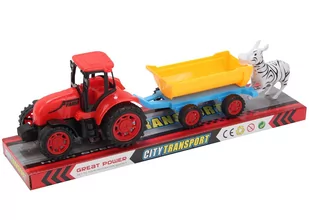 Zestawtraktor Przyczepa Maszyna + Dinozaur Mega - Samochody i pojazdy dla dzieci Zestawtraktor Przyczepa Maszyna + Dinozaur Mega - Samochody i pojazdy dla dzieci - miniaturka - grafika 1